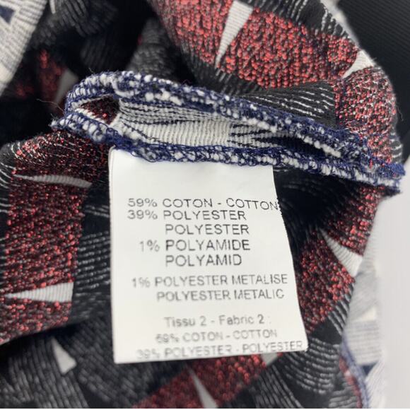 Leoca Paris Patterned Suspender Skirt Size 6 - Picture 9 of 10